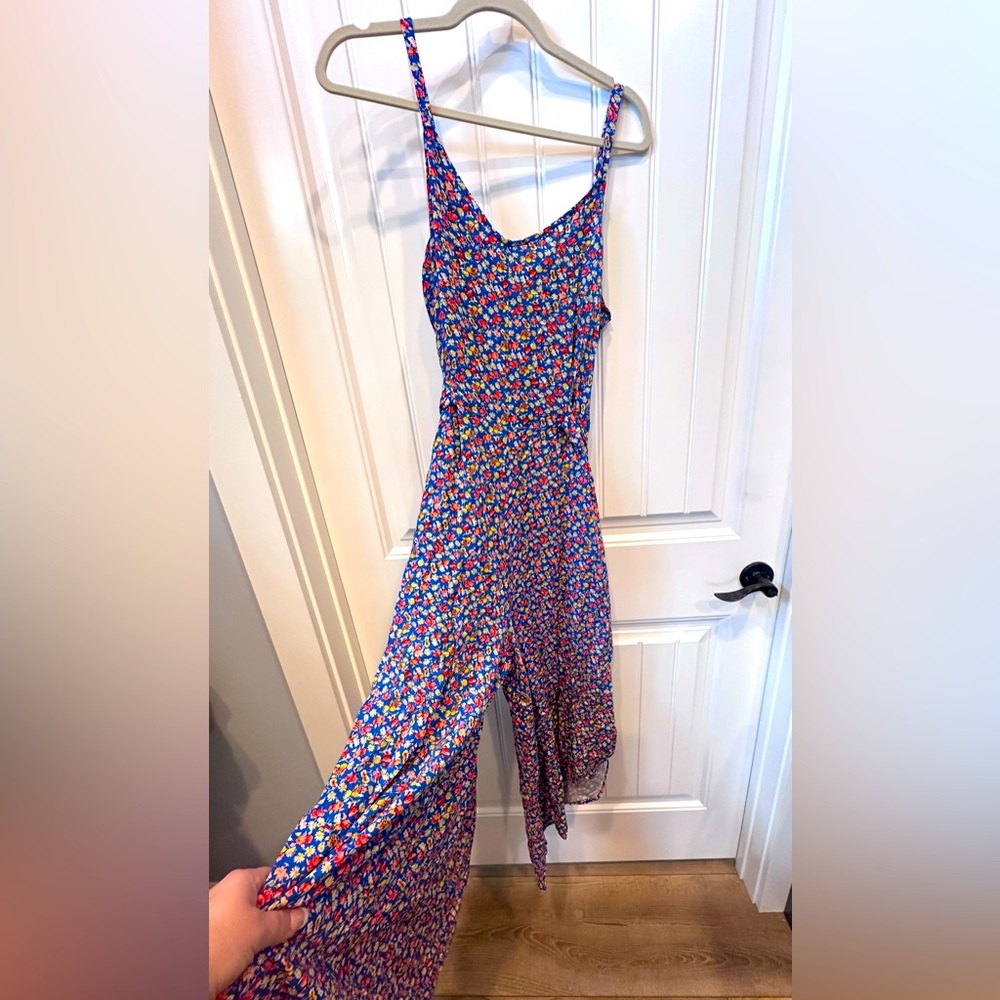 Floral flowy jumpsuit